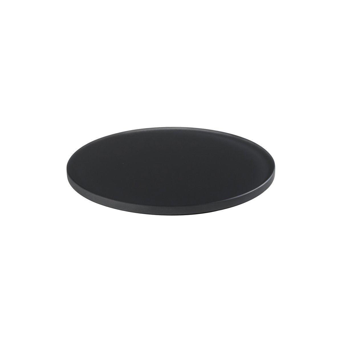 MLP111361 Mealplak Round Tray Anthracite 245x10mm Tomkin Australia Hospitality Supplies