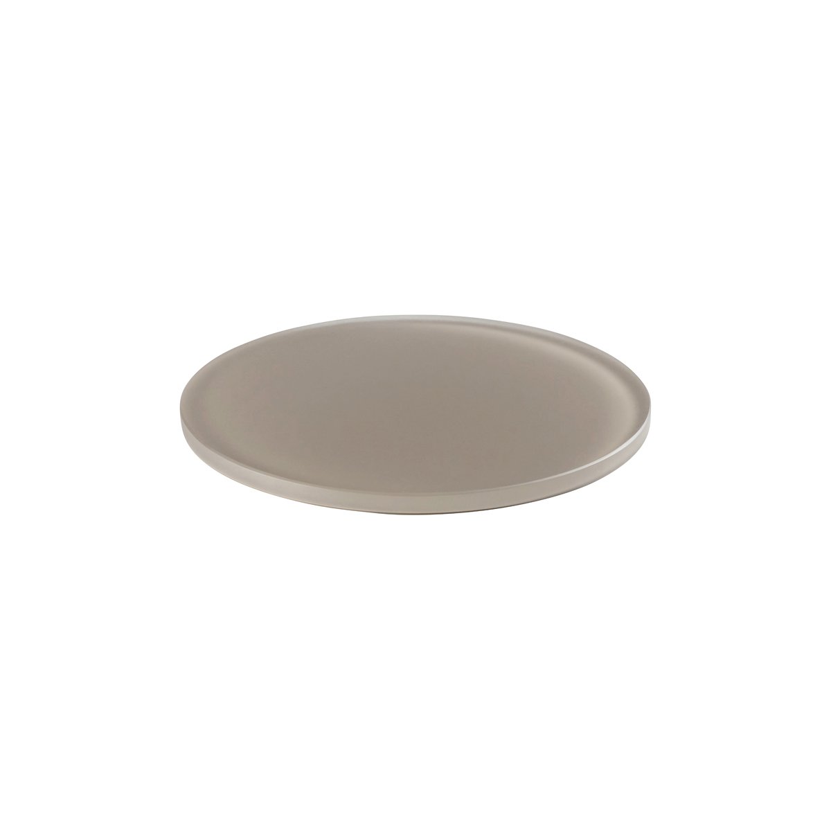 MLP111439 Mealplak Round Tray Taupe 300x10mm Tomkin Australia Hospitality Supplies