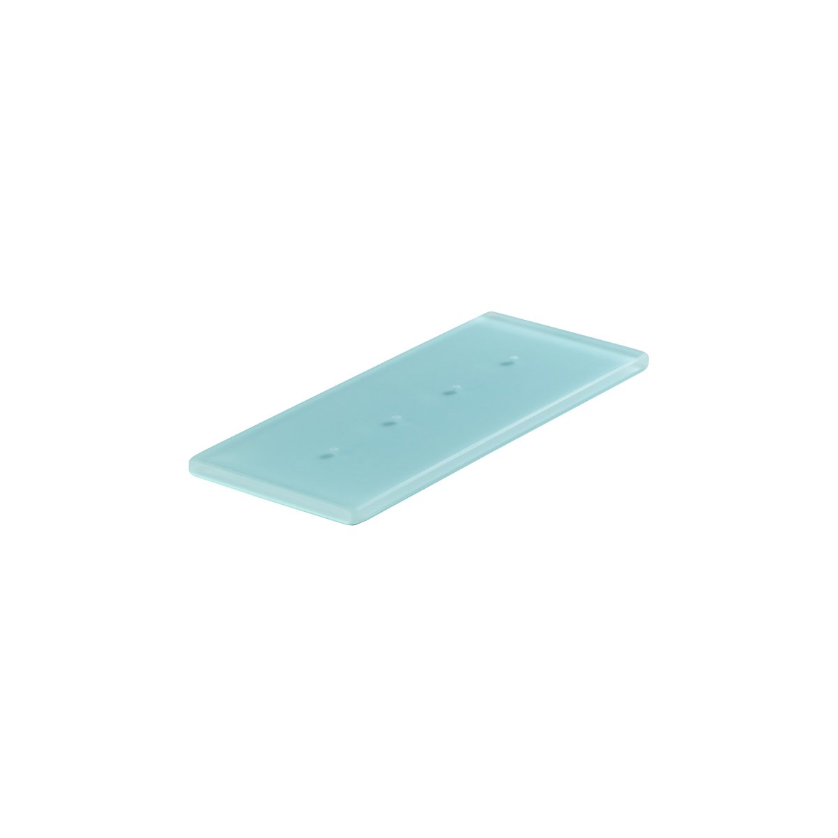 MLP112191 Mealplak Tray With 4 Holes Lagoon 245x100x10mm Tomkin Australia Hospitality Supplies