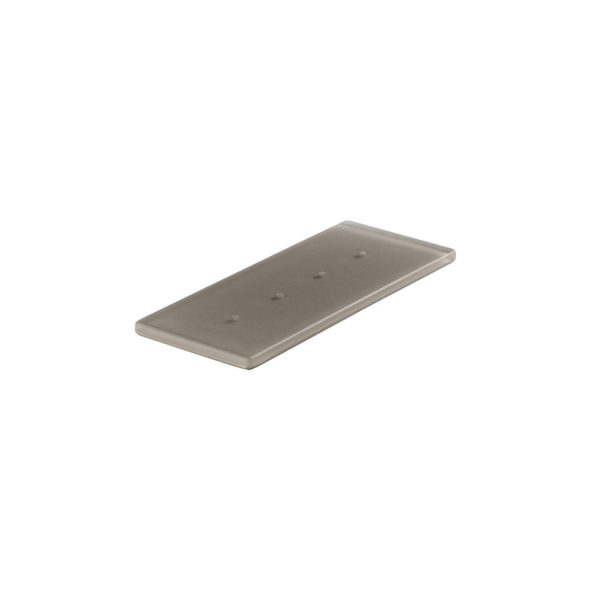 MLP112214 Mealplak Tray With 4 Holes Taupe 245x100x10mm Tomkin Australia Hospitality Supplies