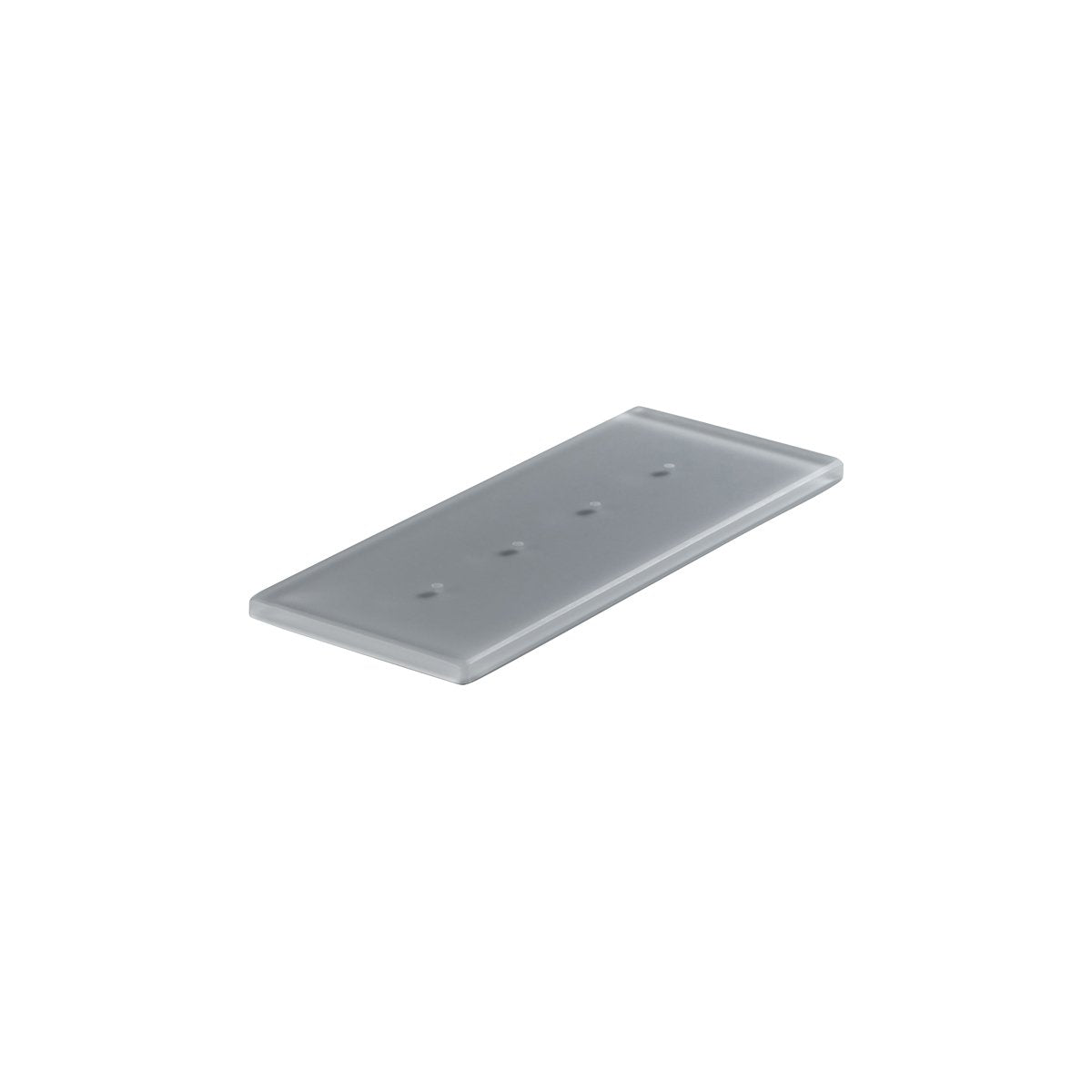 MLP112238 Mealplak Tray With 4 Holes Concrete 245x100x10mm Tomkin Australia Hospitality Supplies