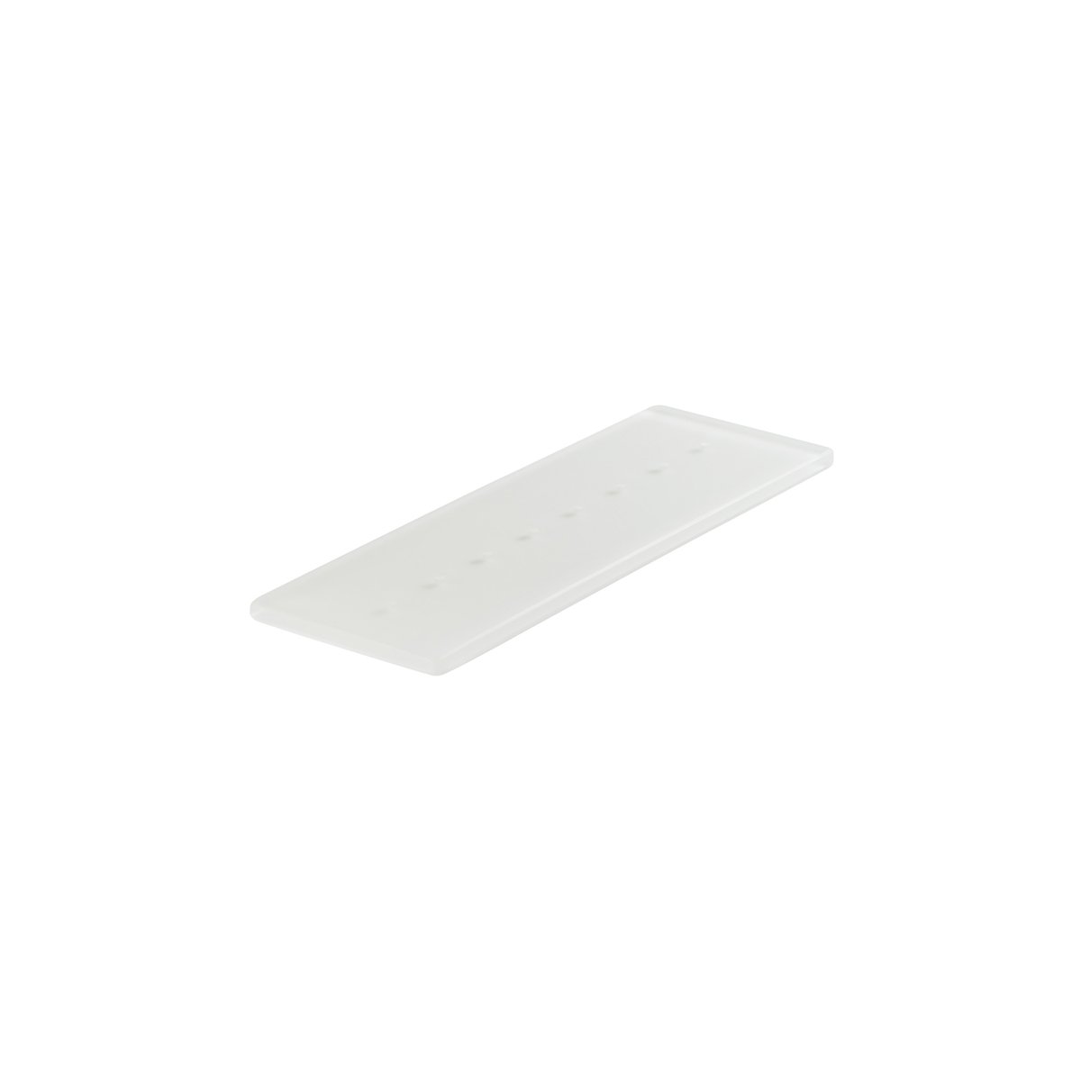 MLP112245 Mealplak Tray With 8 Holes White 300x100x10mm Tomkin Australia Hospitality Supplies