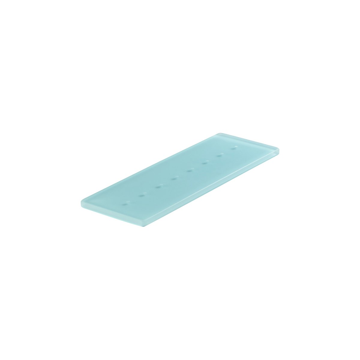 MLP112276 Mealplak Tray With 8 Holes Lagoon 300x100x10mm Tomkin Australia Hospitality Supplies
