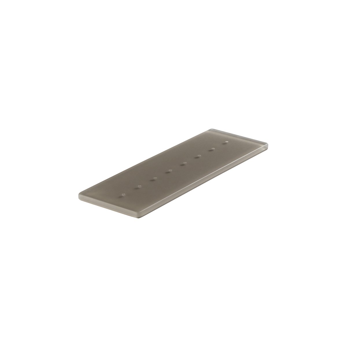 MLP112290 Mealplak Tray With 8 Holes Taupe 300x100x10mm Tomkin Australia Hospitality Supplies