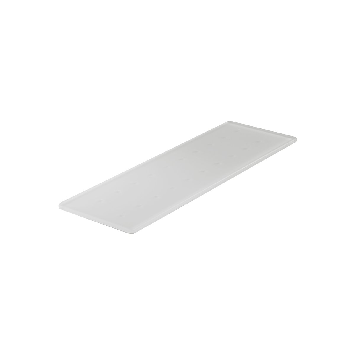 MLP112856 Mealplak Tray With 20 Holes White 495x150x10mm Tomkin Australia Hospitality Supplies