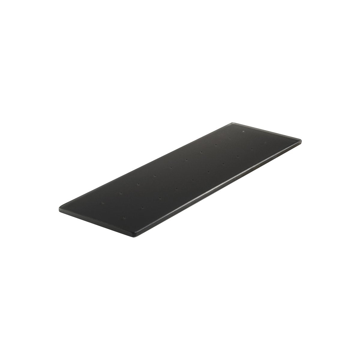 MLP112863 Mealplak Tray With 20 Holes Anthracite 495x150x10mm Tomkin Australia Hospitality Supplies