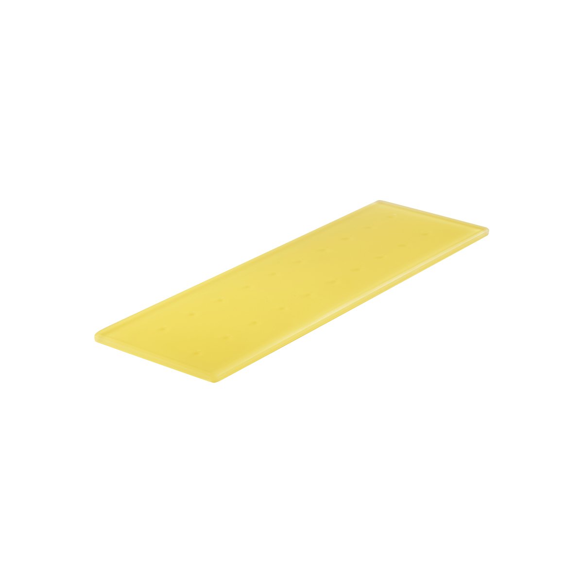 MLP112894 Mealplak Tray With 20 Holes Lemon 495x150x10mm Tomkin Australia Hospitality Supplies