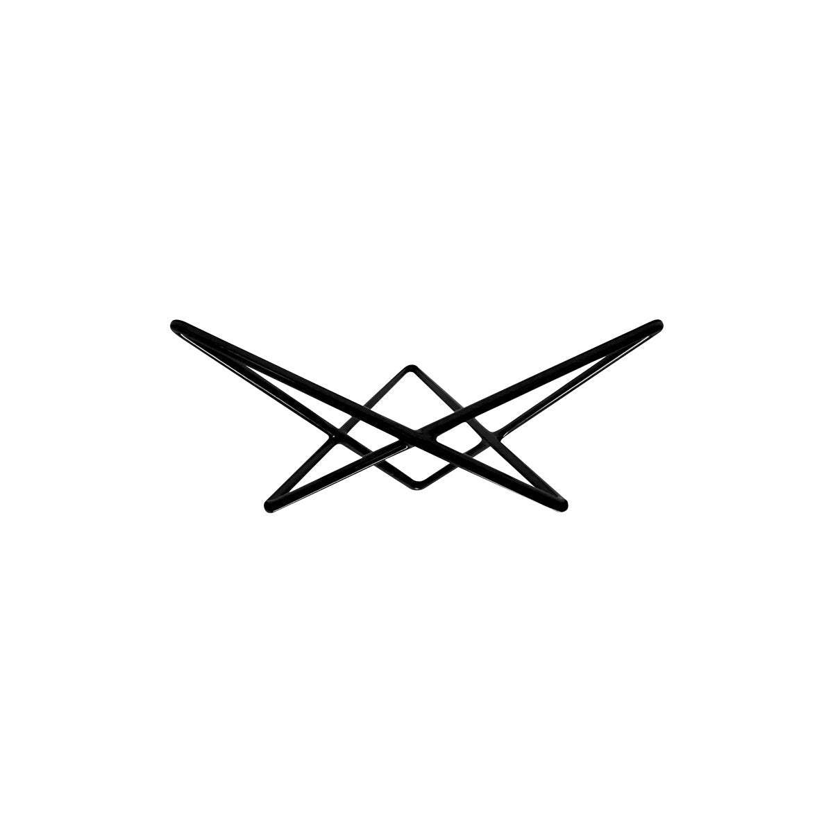 MLP114195 Mealplak Star Display Riser Coated Black 260x260x110mm Tomkin Australia Hospitality Supplies