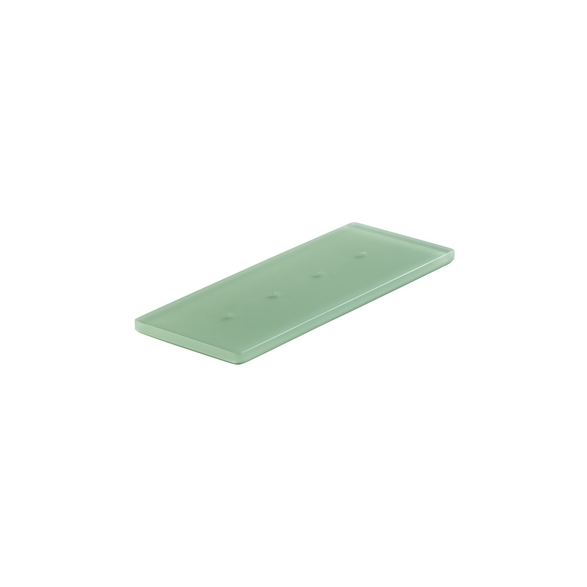 MLP115628 Mealplak Tray With 4 Holes Khaki 245x100x10mm Tomkin Australia Hospitality Supplies
