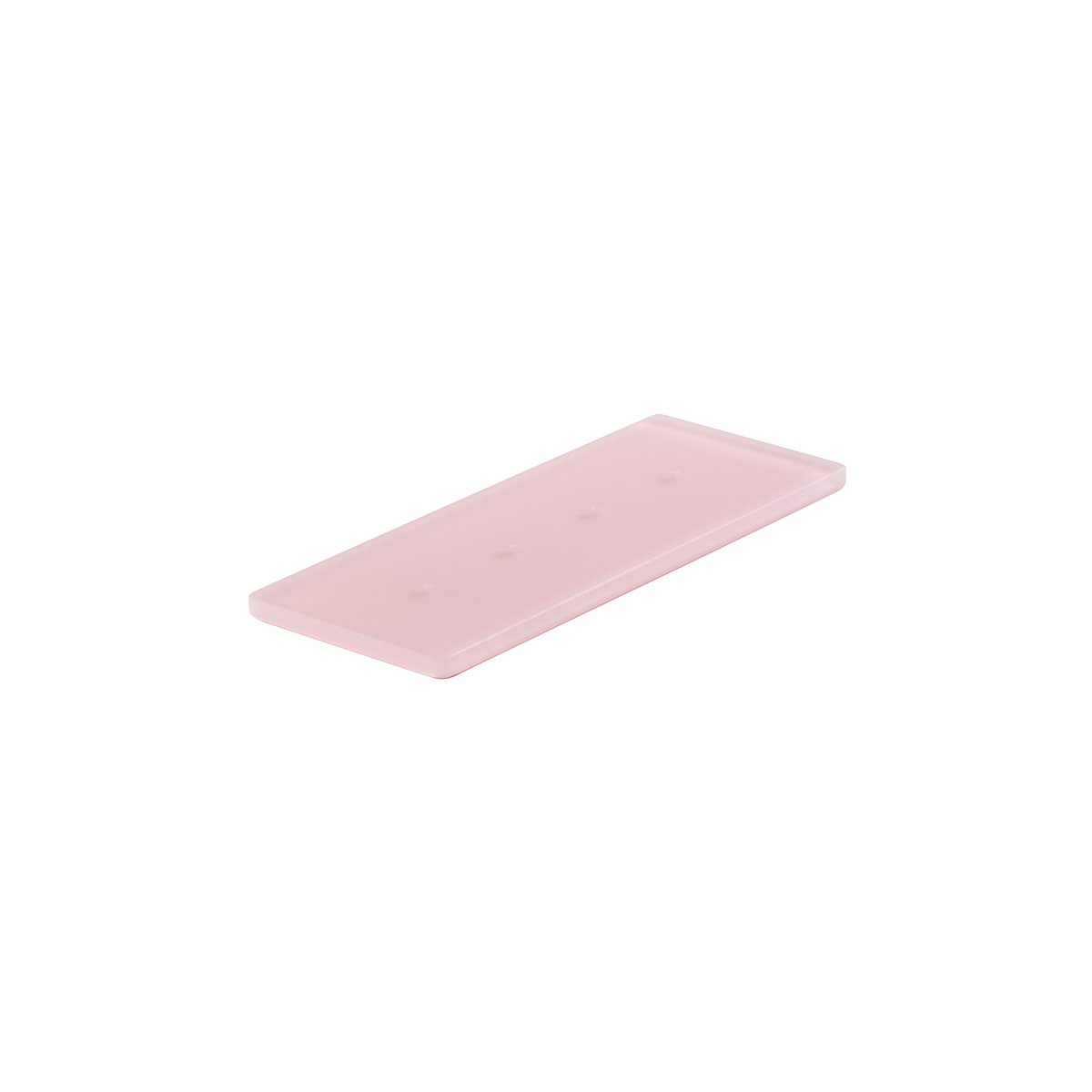 MLP115635 Mealplak Tray With 4 Holes Pink 245x100x10mm Tomkin Australia Hospitality Supplies