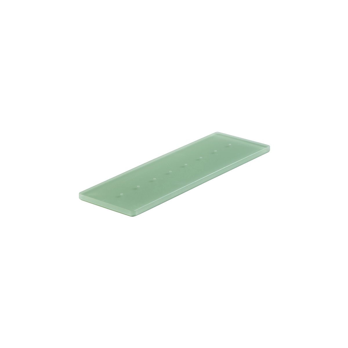 MLP115642 Mealplak Tray With 8 Holes Khaki 300x100x10mm Tomkin Australia Hospitality Supplies