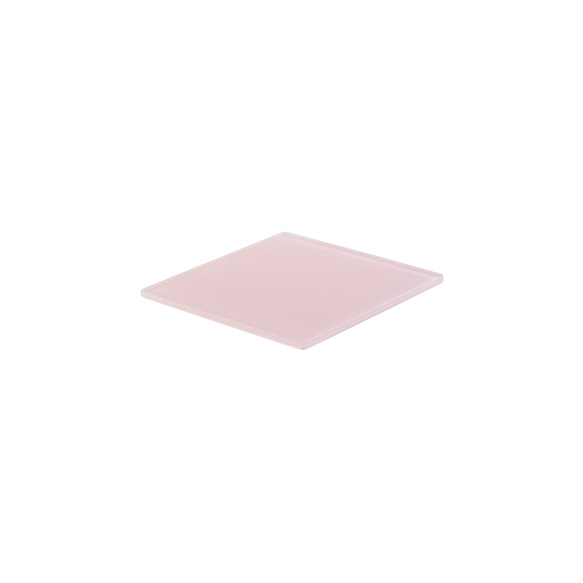 MLP115703 Mealplak Square Tray Pink 195x195x10mm Tomkin Australia Hospitality Supplies