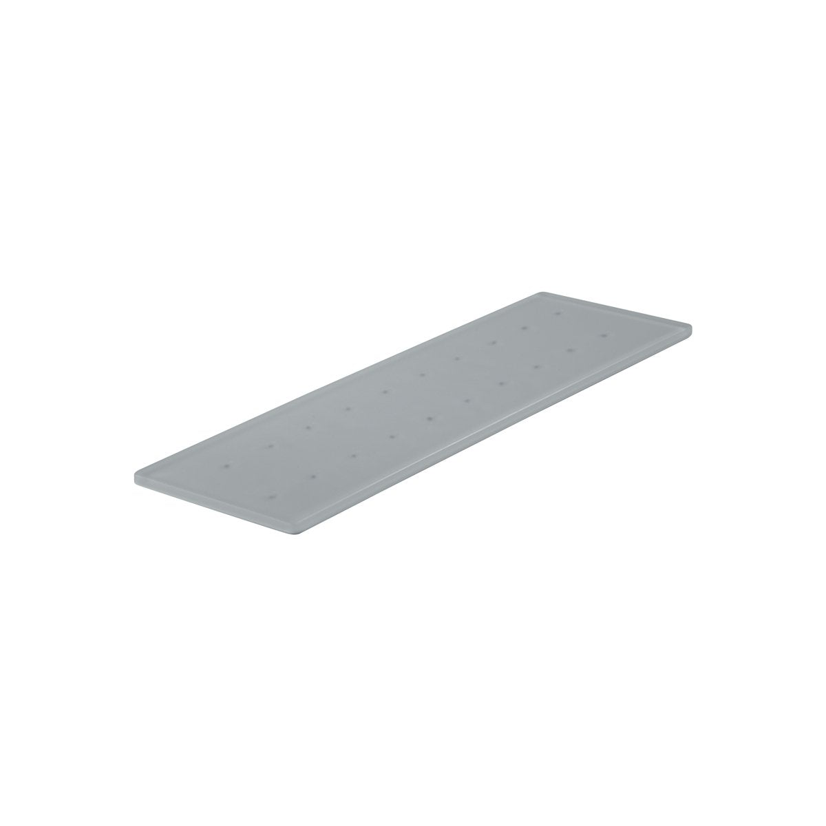 MLP115970 Mealplak Tray With 20 Holes Concrete 495x150x10mm Tomkin Australia Hospitality Supplies