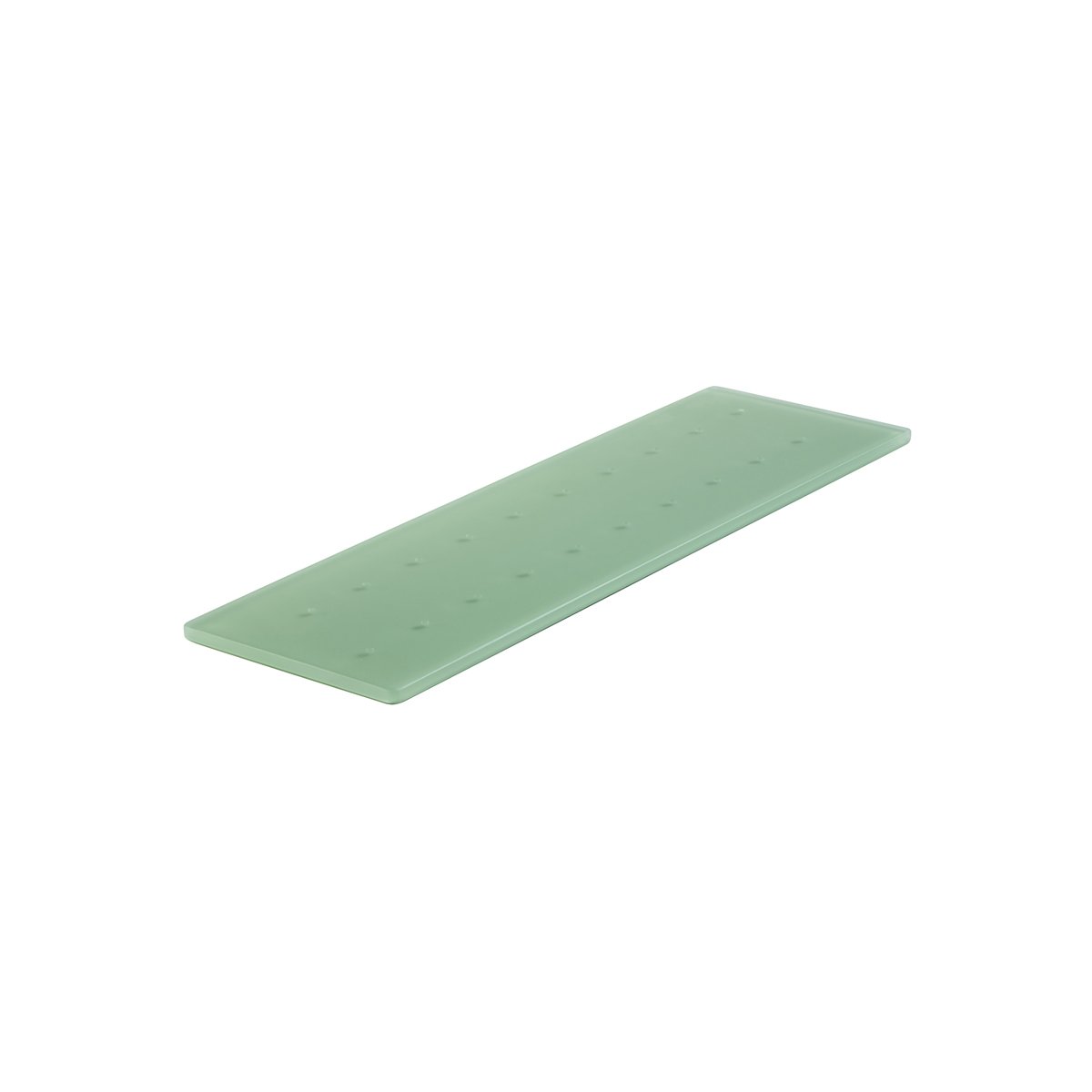 MLP115994 Mealplak Tray With 20 Holes Khaki 495x150x10mm Tomkin Australia Hospitality Supplies