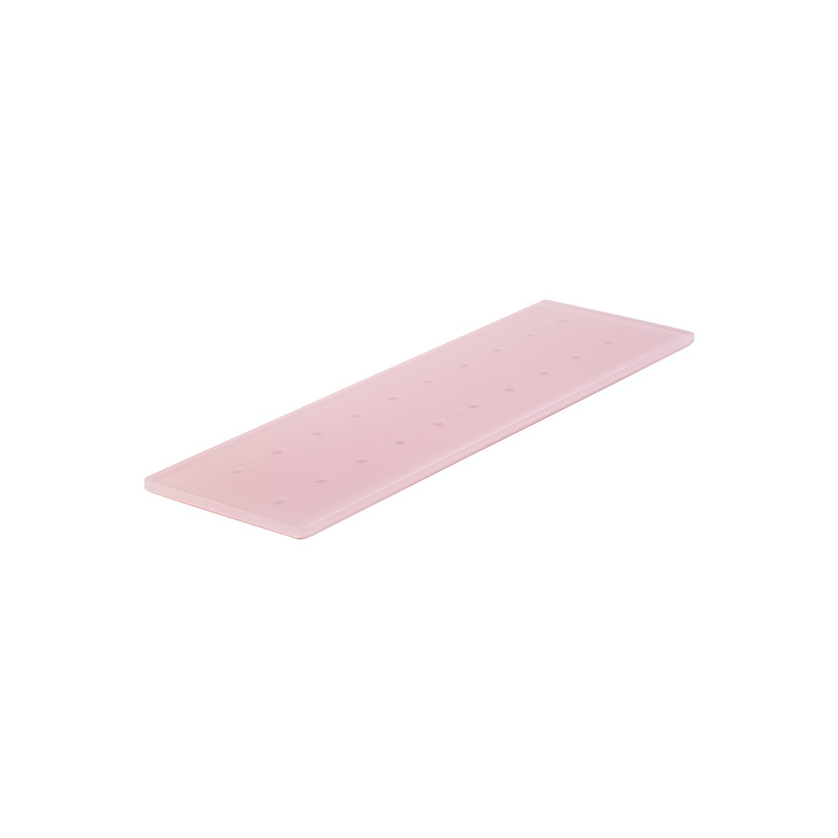 MLP116007 Mealplak Tray With 20 Holes Pink 495x150x10mm Tomkin Australia Hospitality Supplies