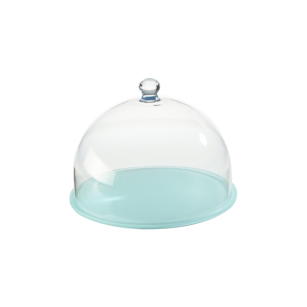 MLP116588 Mealplak Round Tray With Cloche Lagoon 230x180mm Tomkin Australia Hospitality Supplies