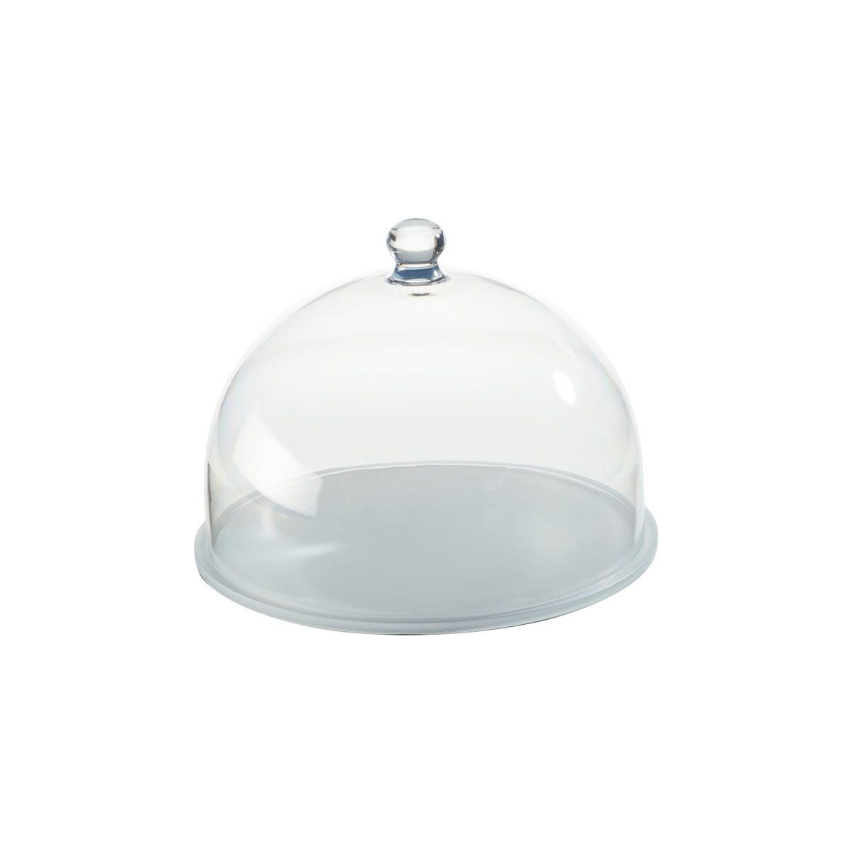 MLP116632 Mealplak Round Tray With Cloche Concrete 230x180mm Tomkin Australia Hospitality Supplies