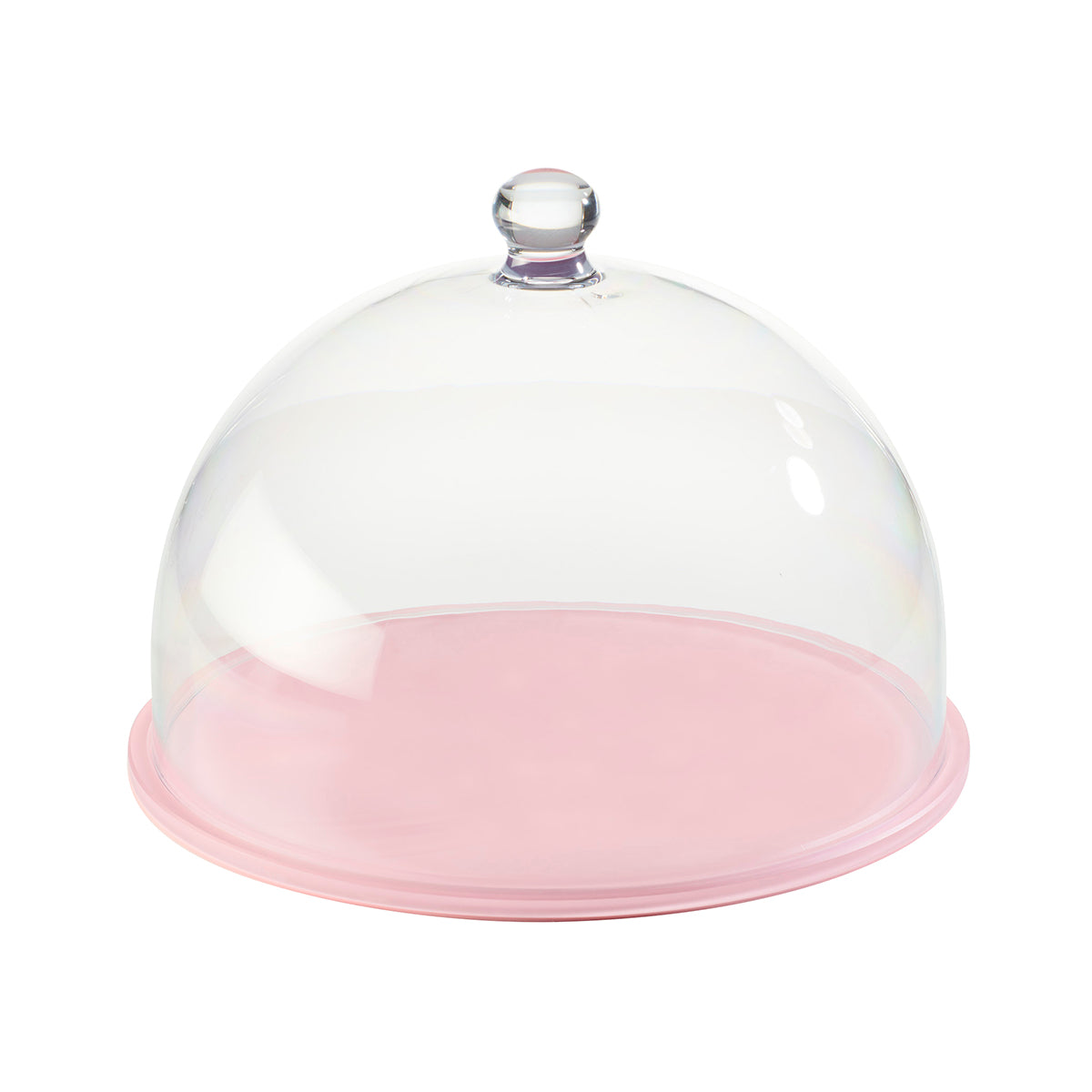 MLP116700 Mealplak Round Tray With Cloche Pink 330x240mm Tomkin Australia Hospitality Supplies