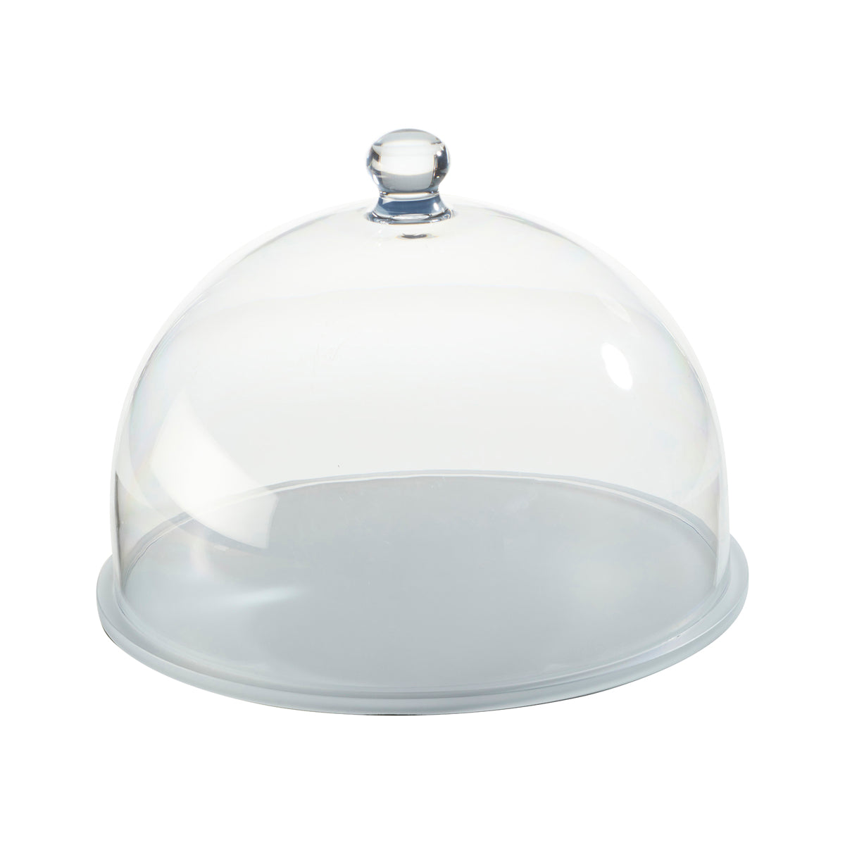 MLP116731 Mealplak Round Tray With Cloche Concrete 330x240mm Tomkin Australia Hospitality Supplies