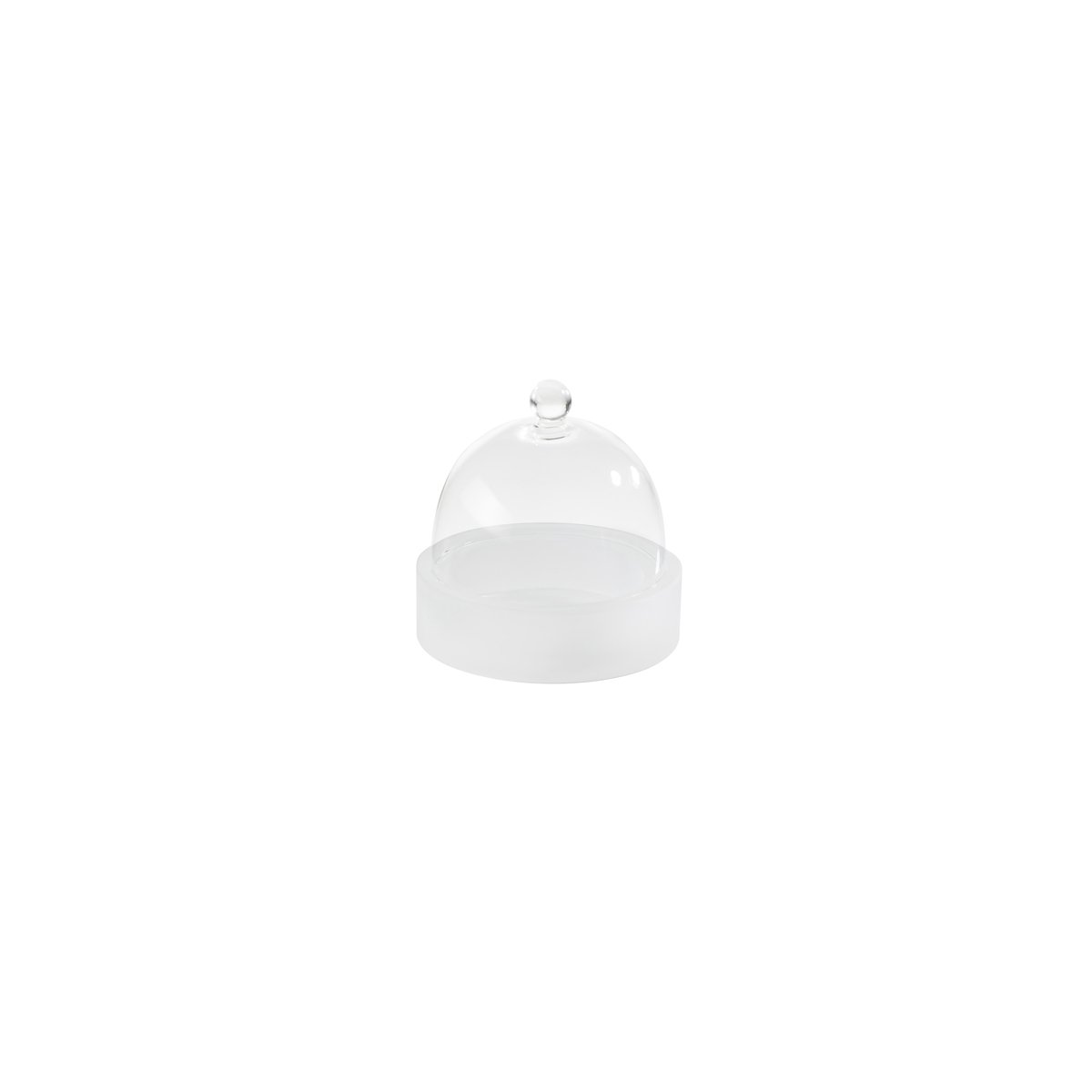 MLP116755 Mealplak Round Plate With Cloche White 150x150mm Tomkin Australia Hospitality Supplies