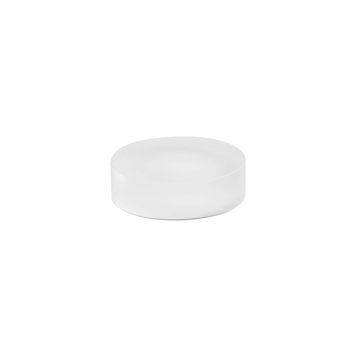 MLP116762 Mealplak Round Brick Bar White 150x40mm Tomkin Australia Hospitality Supplies
