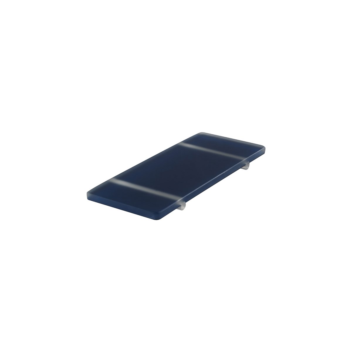 MLP118681 Mealplak Footed Tray Night Blue 245x100x15mm Tomkin Australia Hospitality Supplies