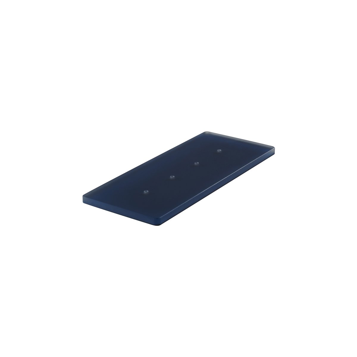 MLP118742 Mealplak Tray With 4 Holes Night Blue 245x100x10mm Tomkin Australia Hospitality Supplies