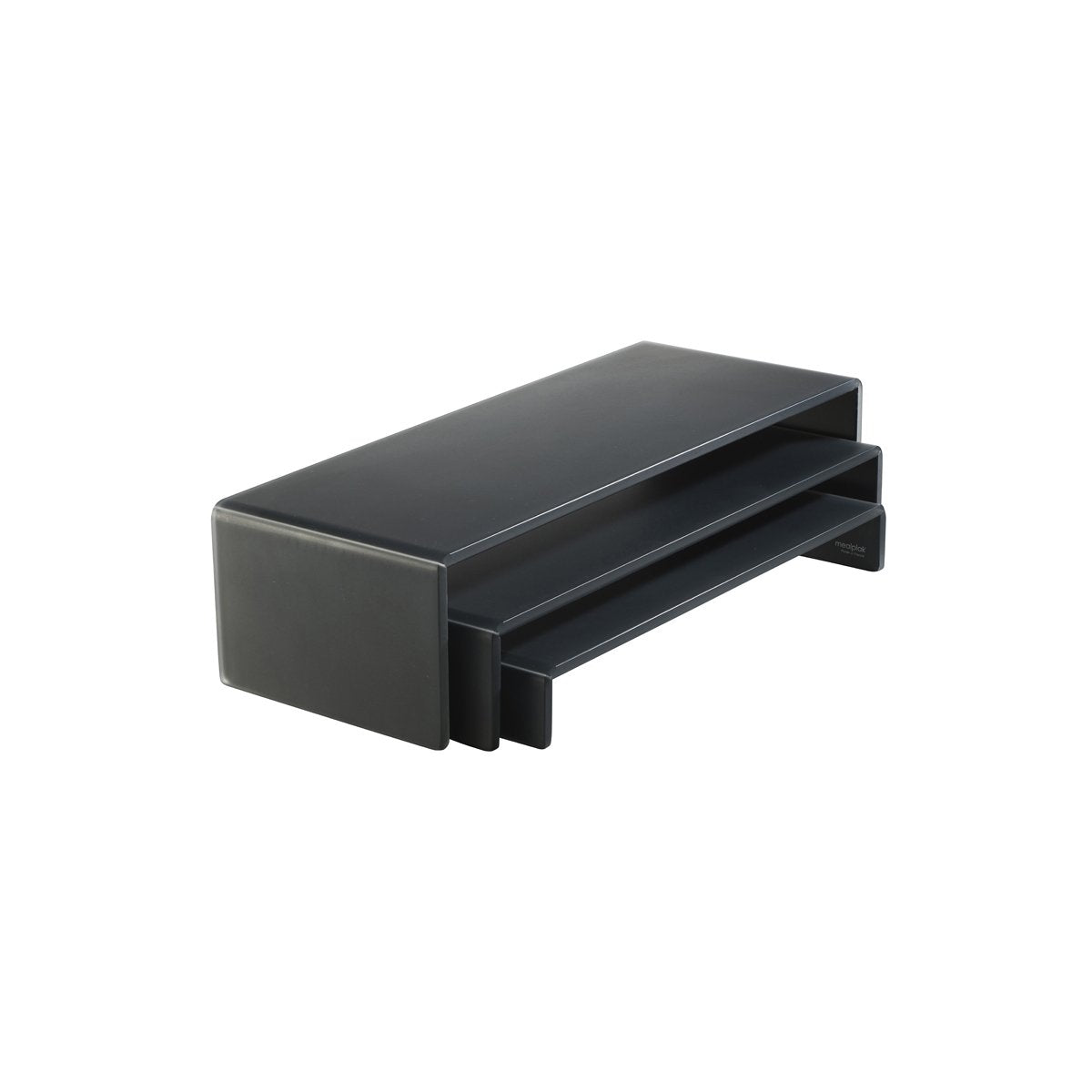 MLP118834 Mealplak Rectangular Risers Anthracite 445x195x85mm Tomkin Australia Hospitality Supplies