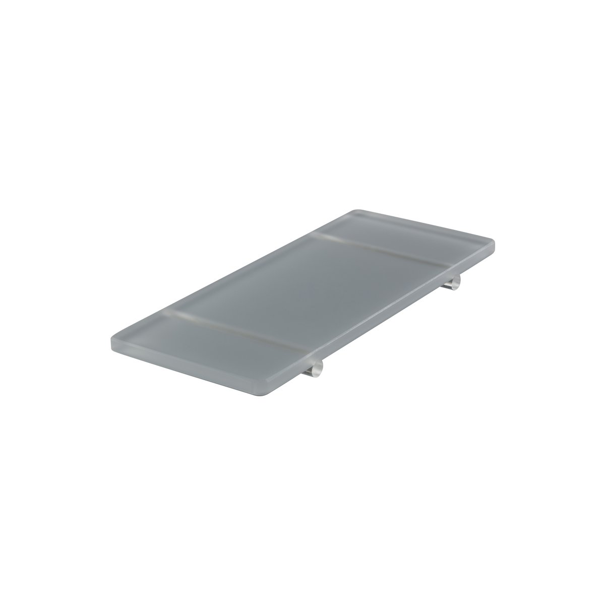 MLP118995 Mealplak Footed Tray Concrete 330x150x15mm Tomkin Australia Hospitality Supplies