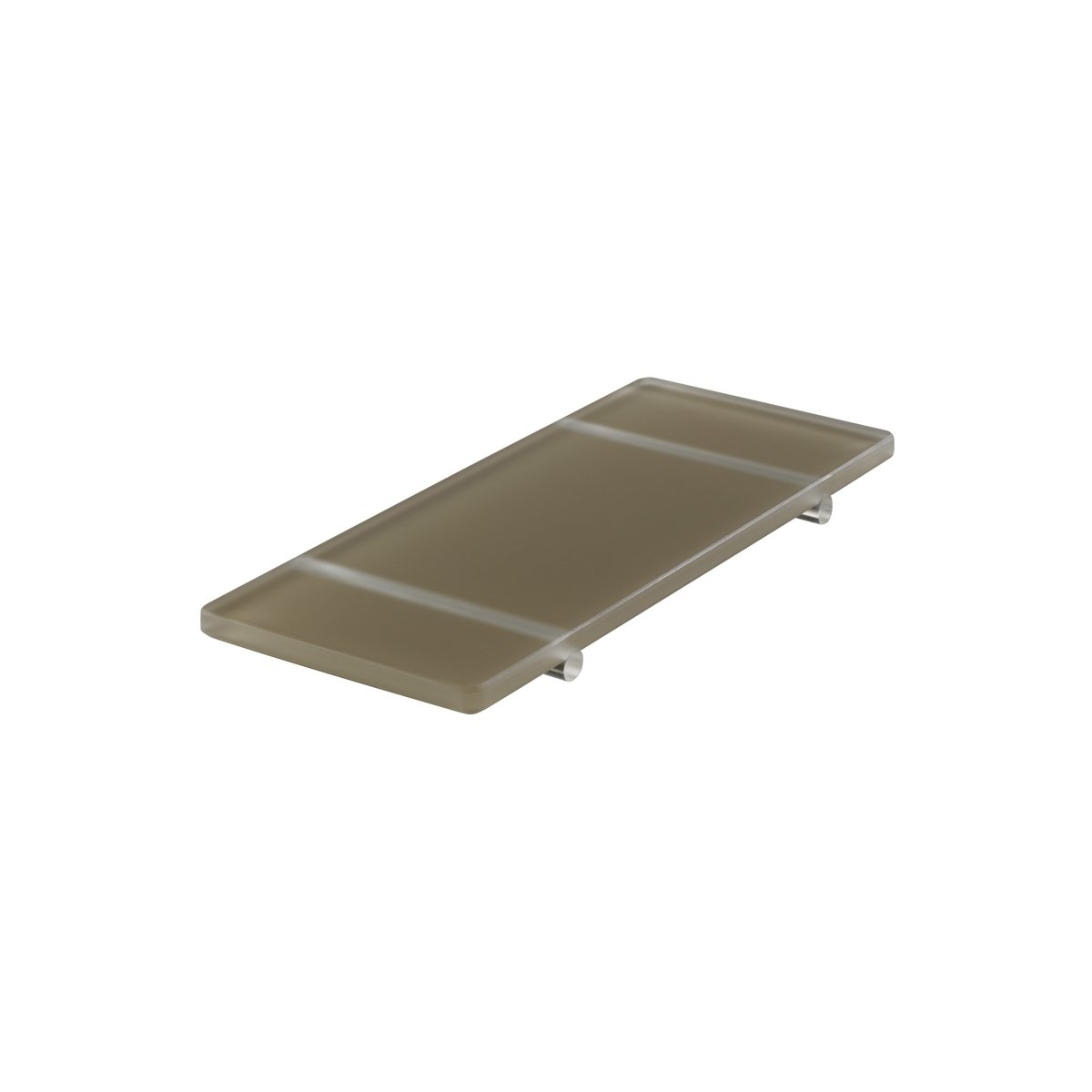 MLP119275 Mealplak Footed Tray Taupe 330x150x15mm Tomkin Australia Hospitality Supplies