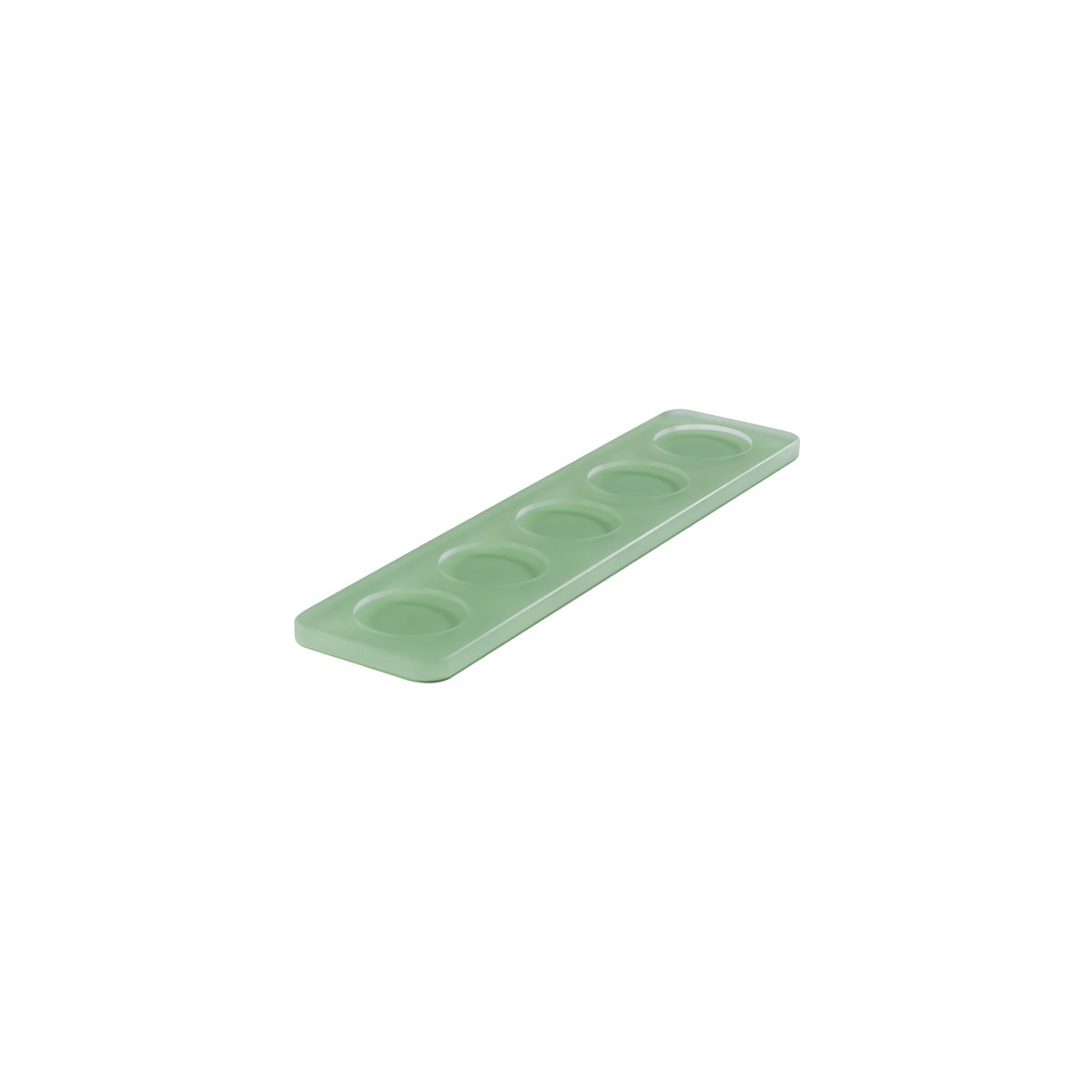 MLP119350 Mealplak Tray With 5 Indents Khaki 295x70x10mm Tomkin Australia Hospitality Supplies
