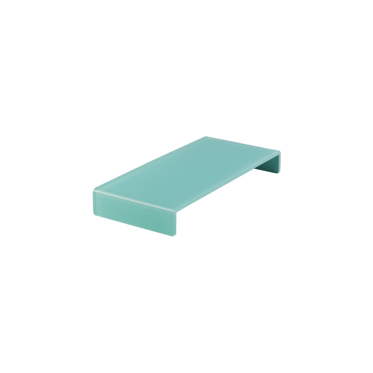 MLP119428 Mealplak Rectangular Risers Lagoon 395x195x50mm Tomkin Australia Hospitality Supplies