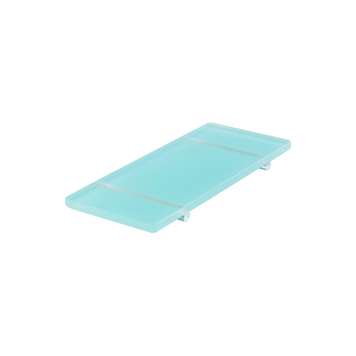 MLP119473 Mealplak Footed Tray Lagoon 330x150x15mm Tomkin Australia Hospitality Supplies