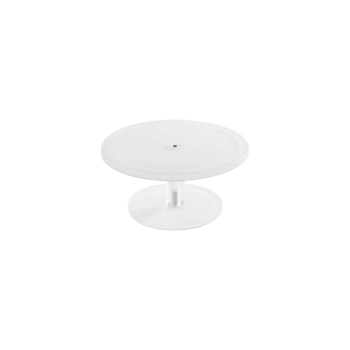 MLP119602 Mealplak Pedestal Cake Stand White 230x110mm Tomkin Australia Hospitality Supplies