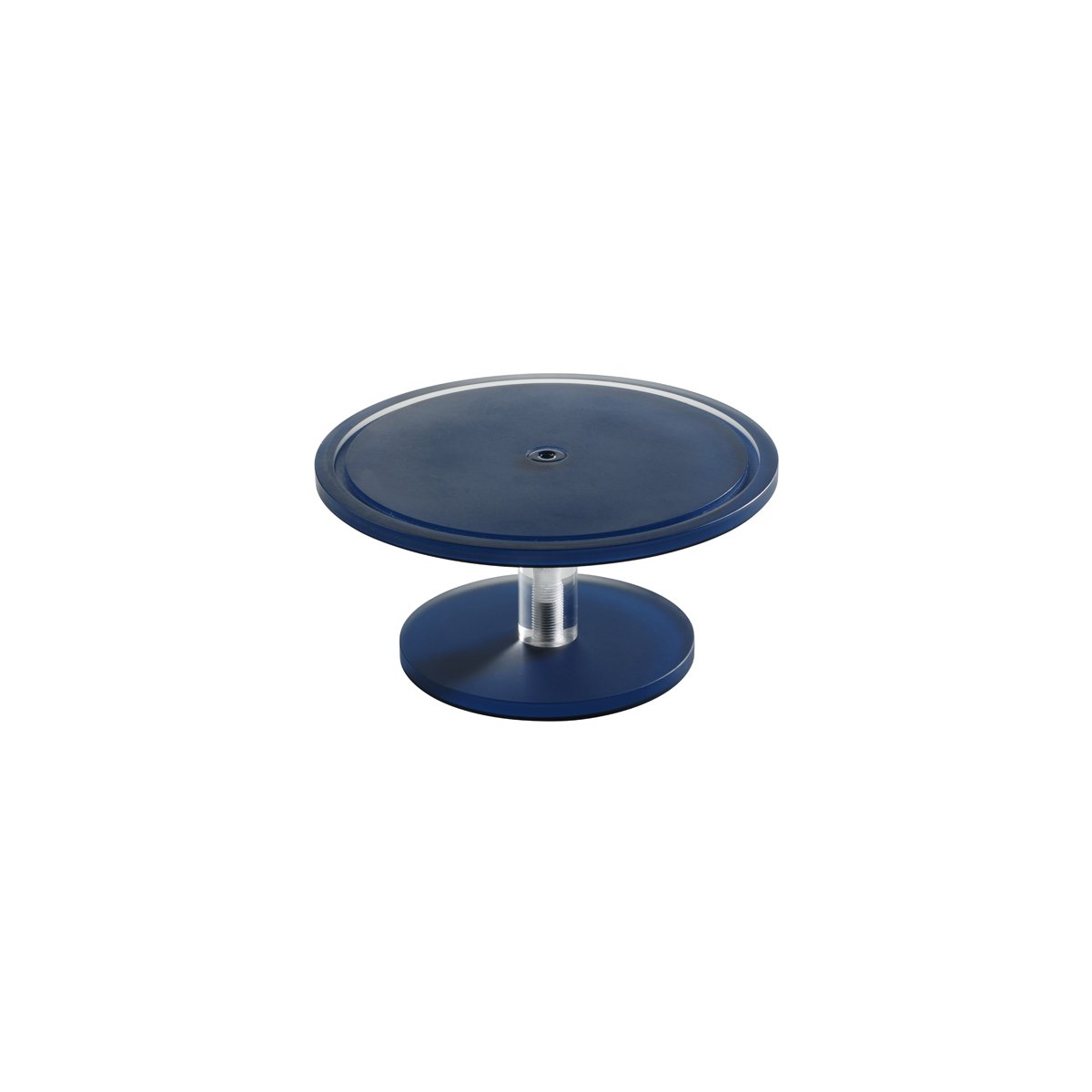 MLP119619 Mealplak Pedestal Cake Stand Night Blue 230x110mm Tomkin Australia Hospitality Supplies