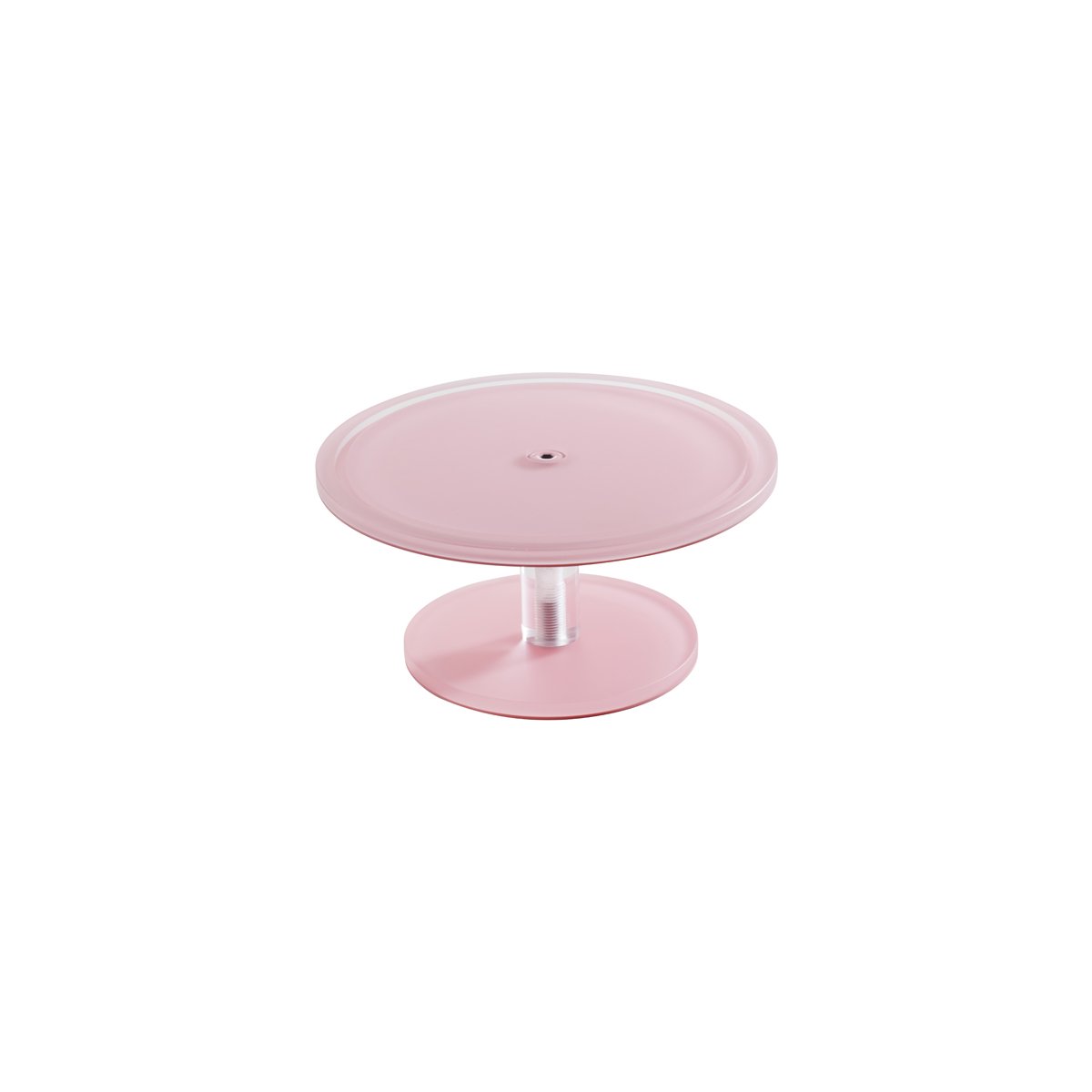 MLP119657 Mealplak Pedestal Cake Stand Pink 230x110mm Tomkin Australia Hospitality Supplies