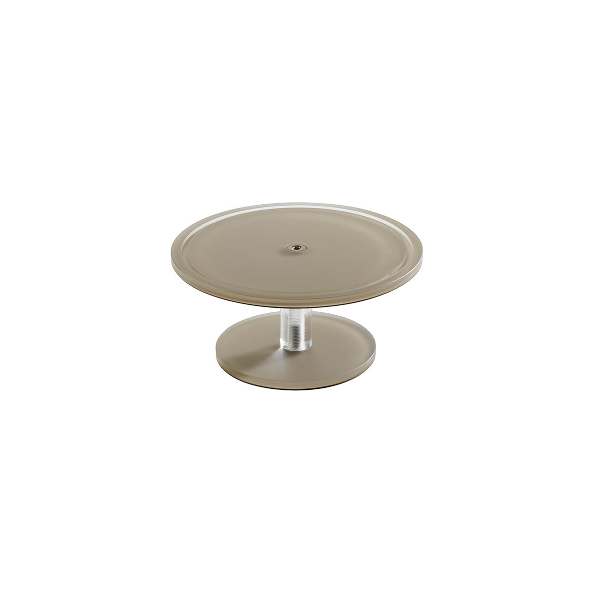 MLP119664 Mealplak Pedestal Cake Stand Taupe 230x110mm Tomkin Australia Hospitality Supplies