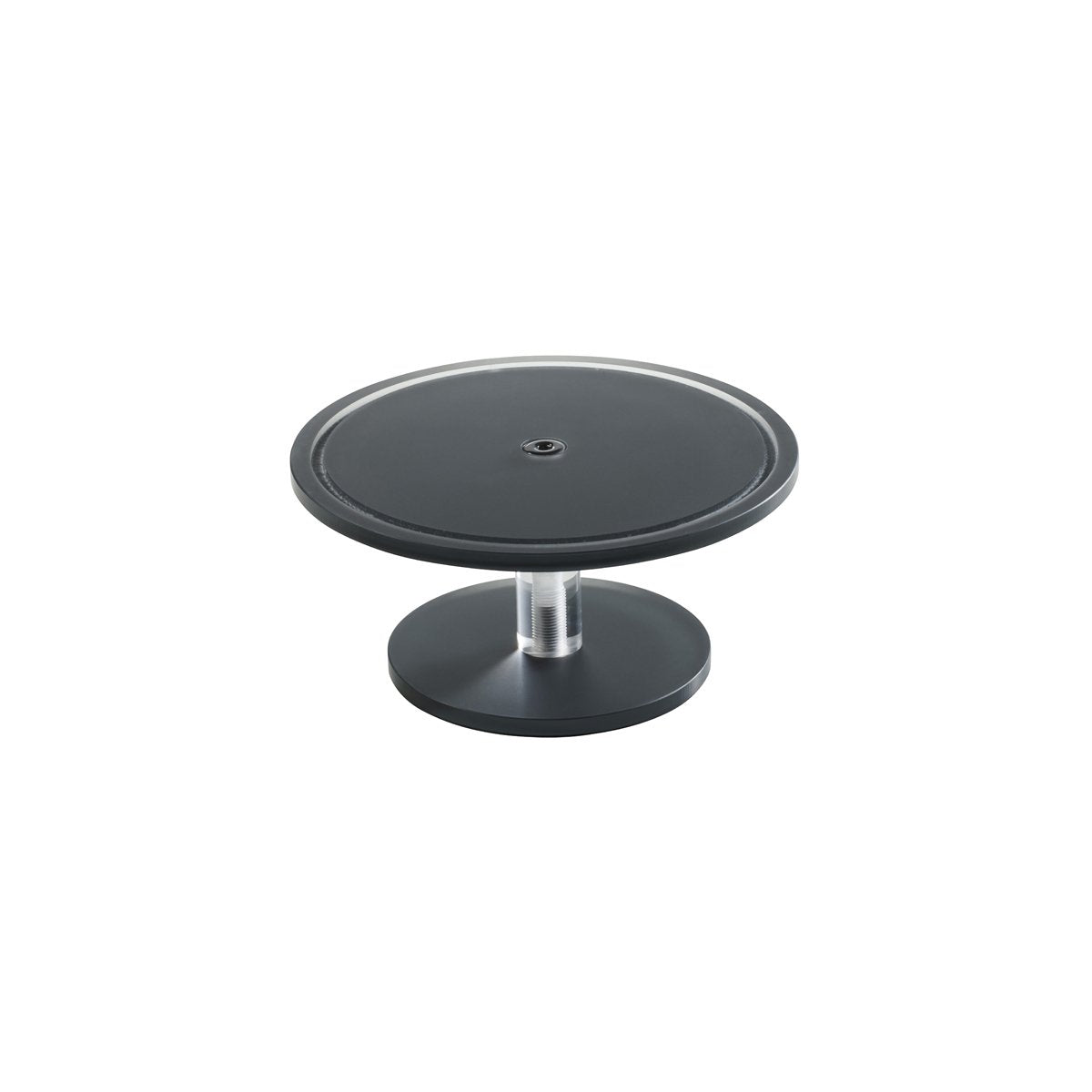 MLP119763 Mealplak Pedestal Cake Stand Anthracite 300x160mm Tomkin Australia Hospitality Supplies