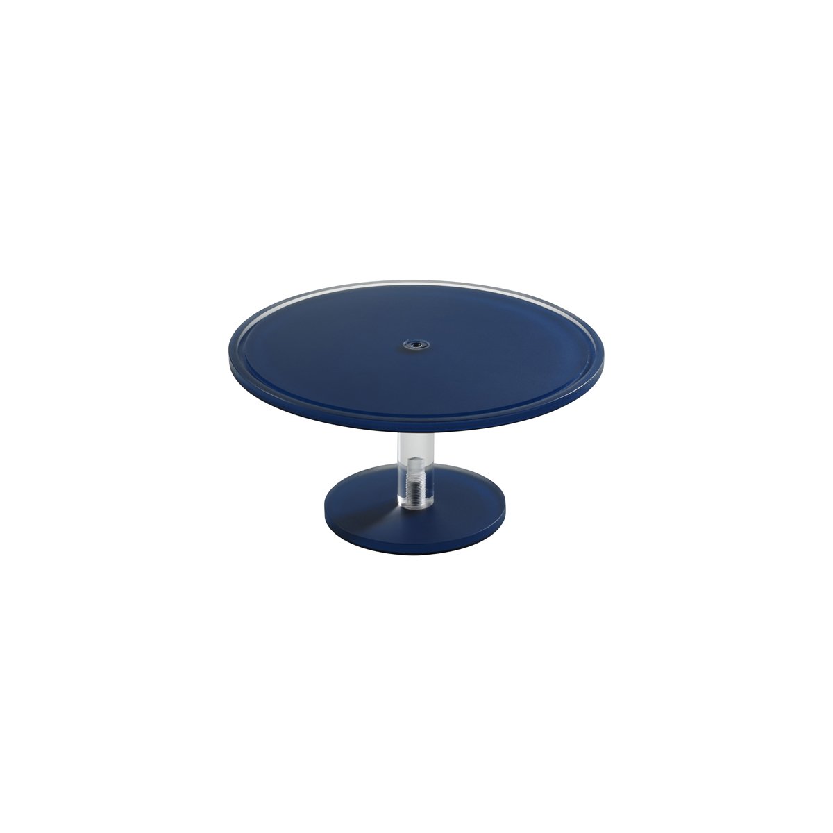 MLP119794 Mealplak Pedestal Cake Stand Night Blue 300x160mm Tomkin Australia Hospitality Supplies
