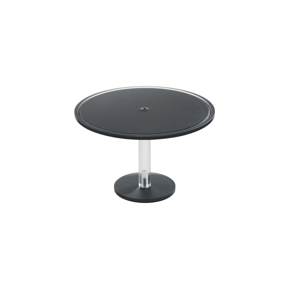 MLP119947 Mealplak Pedestal Cake Stand Anthracite 330x210mm Tomkin Australia Hospitality Supplies