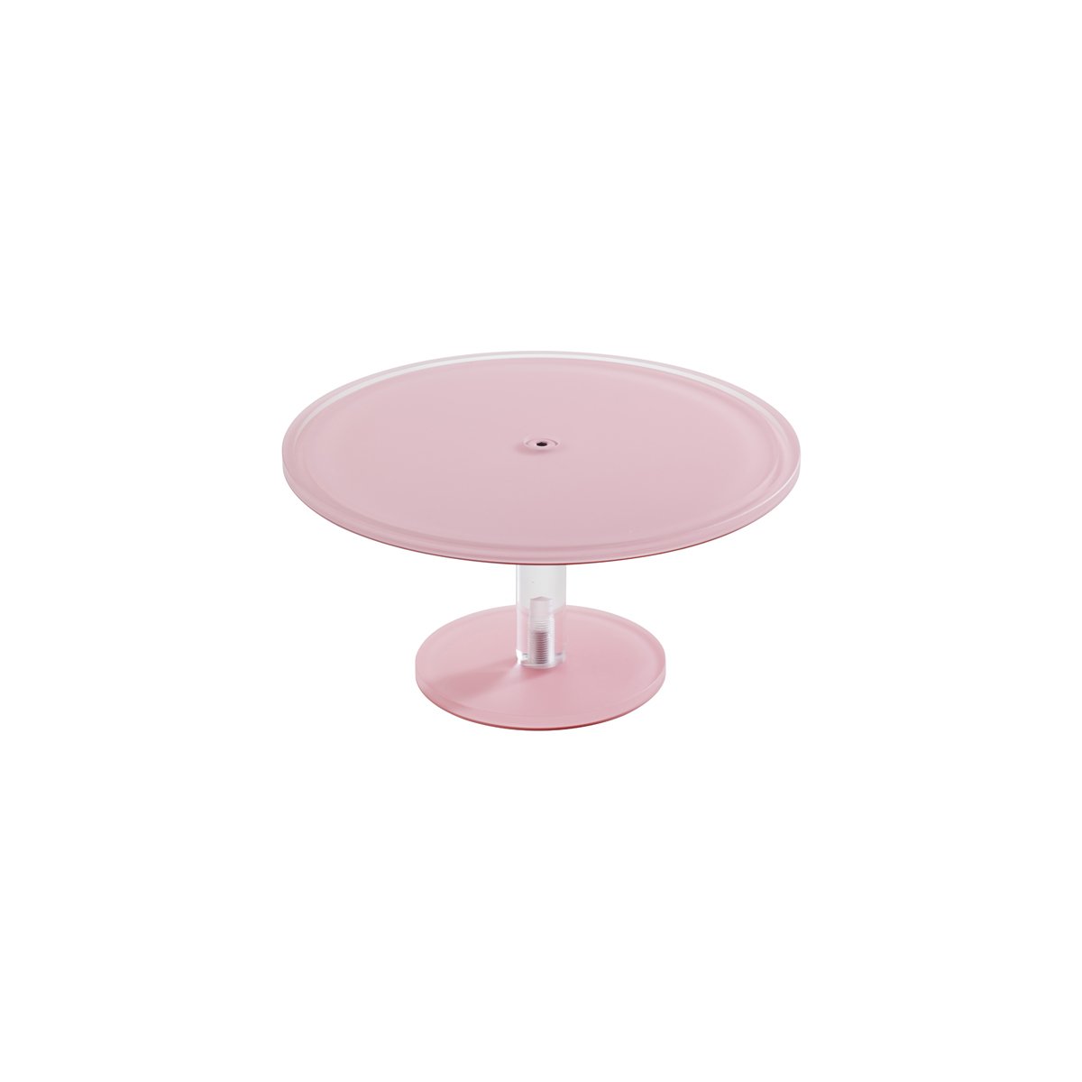 MLP120011 Mealplak Pedestal Cake Stand Pink 330x210mm Tomkin Australia Hospitality Supplies