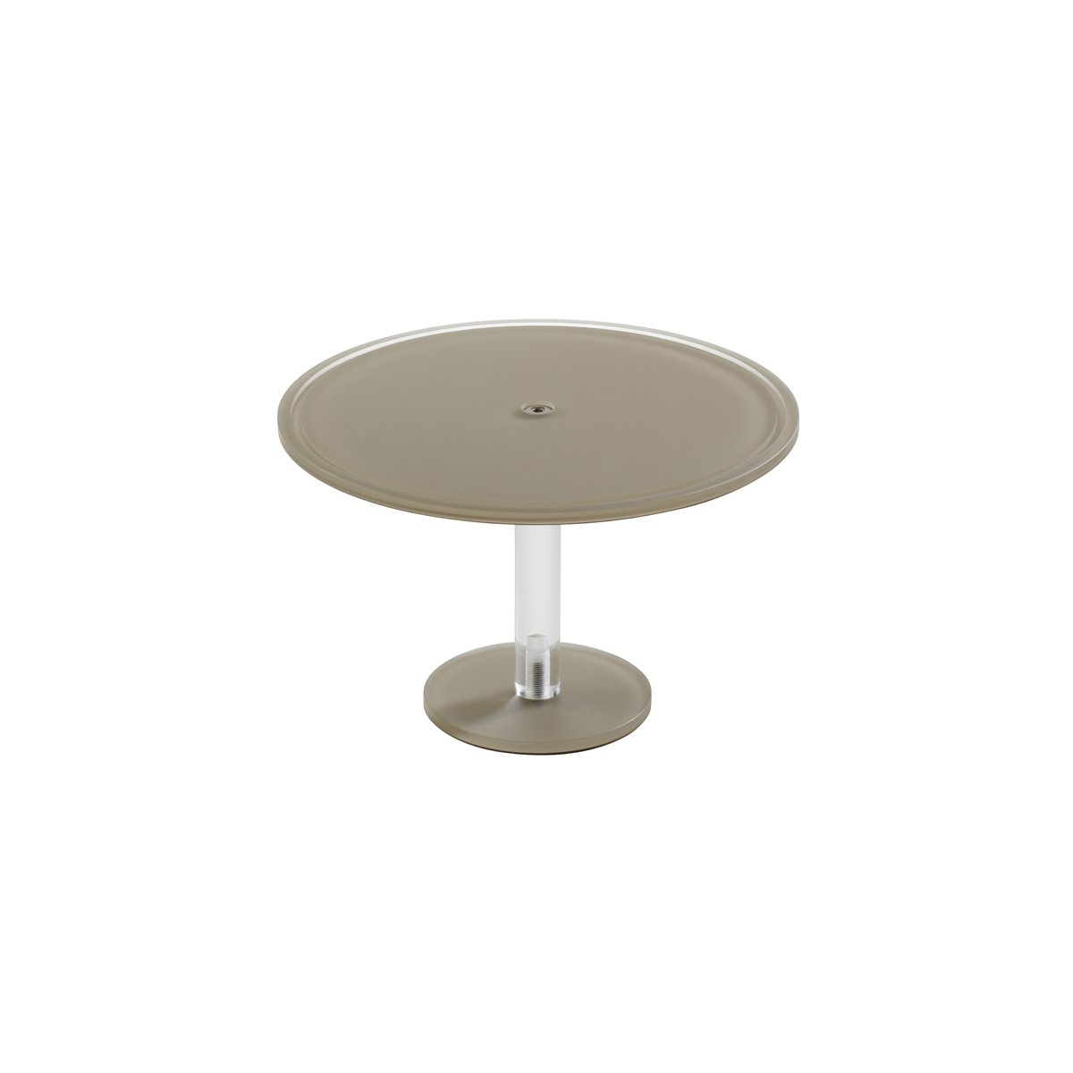 MLP120028 Mealplak Pedestal Cake Stand Taupe 330x210mm Tomkin Australia Hospitality Supplies