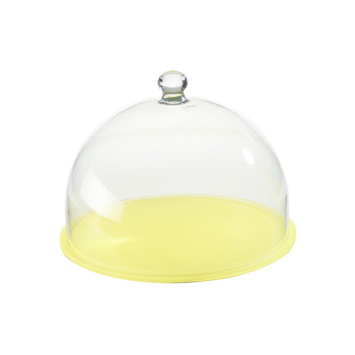 MLP120073 Mealplak Round Tray With Cloche Lemon 300x235mm Tomkin Australia Hospitality Supplies