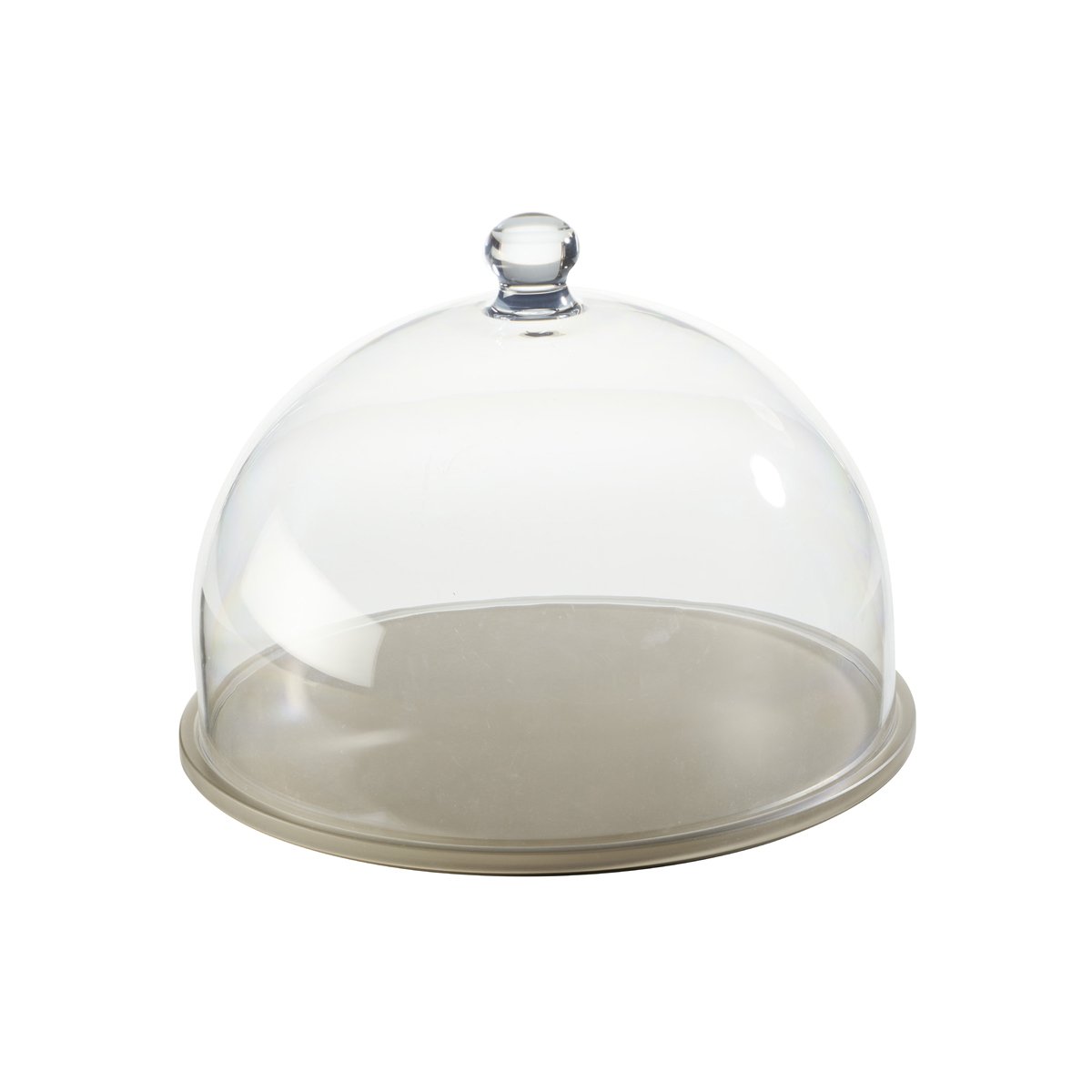 MLP120127 Mealplak Round Tray With Cloche Taupe 330x240mm Tomkin Australia Hospitality Supplies