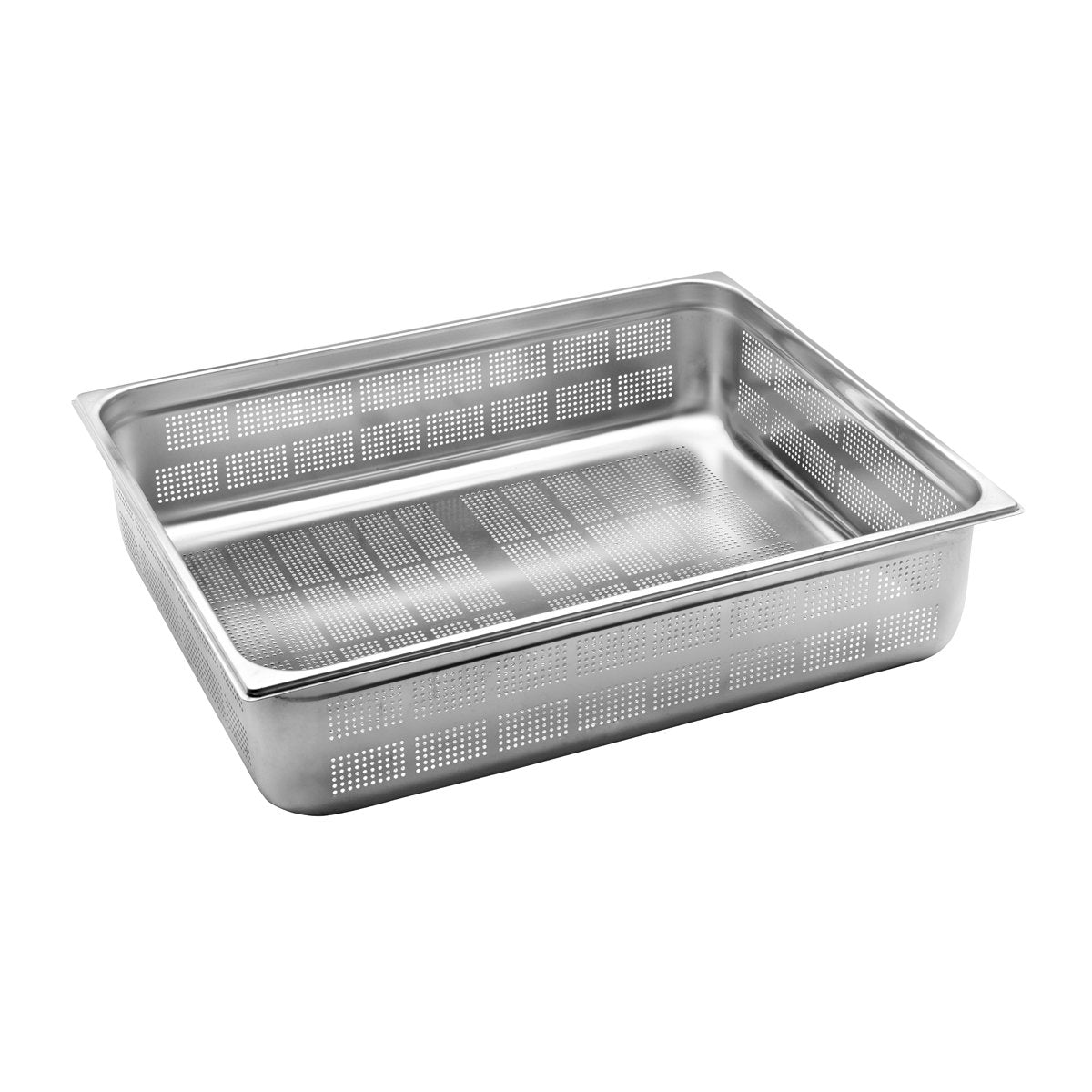 MP-21150 Inox Macel Maxipan Gastronorm Perforated 2/1 Size 150mm Tomkin Australia Hospitality Supplies