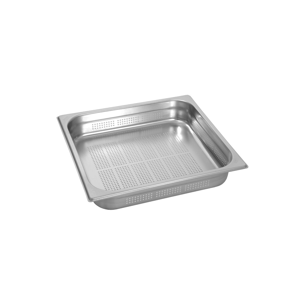 MP-23065 Inox Macel Maxipan Gastronorm Perforated 2/3 Size 65mm Tomkin Australia Hospitality Supplies