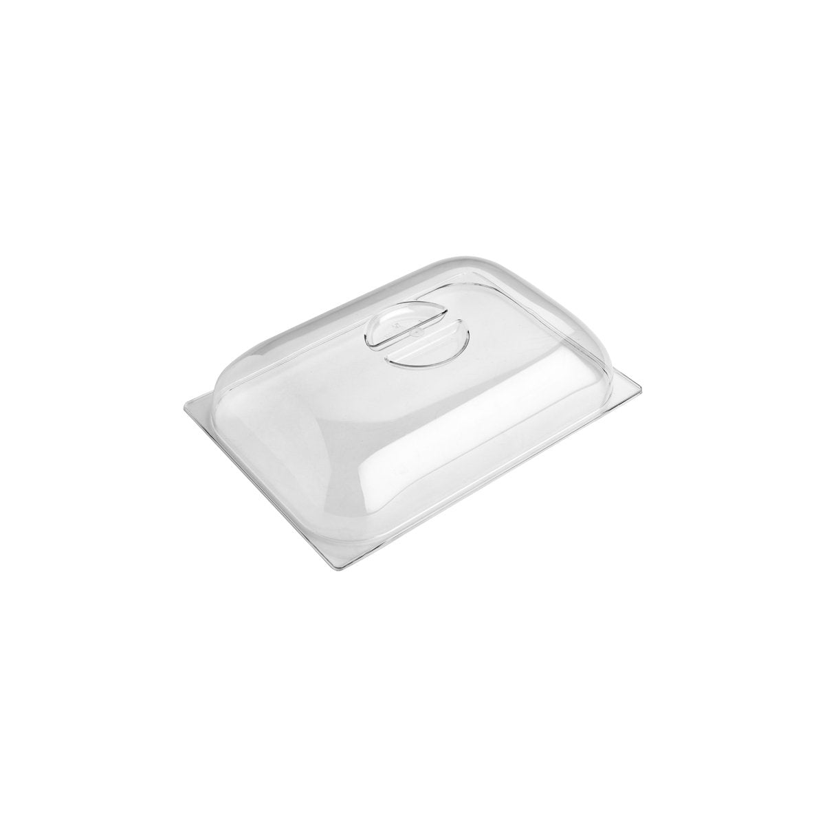 MXG-3625B Inox Macel Gelatipan Lid Polycarbonate Curved 360x250mm Tomkin Australia Hospitality Supplies