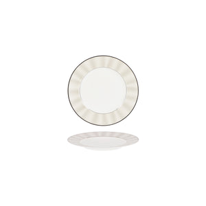Silk Platinum Round Plate Wide Rim 191mm