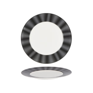 Silk Black Round Coupe Plate 301mm