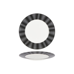 Silk Black Round Plate Wide Rim 276mm
